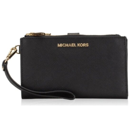 Michael Kors Double Zip Phone Wristlet - Picture 1 of 3